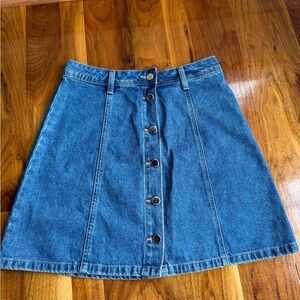 Adidas Blue Mini A-Line Skirt Casual